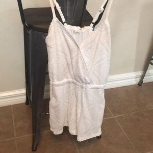 Liberty Love White Lace Romper